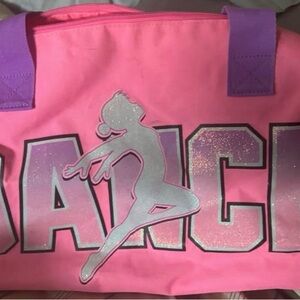 Justice Pink Dance Duffel Bag – Great Condition!